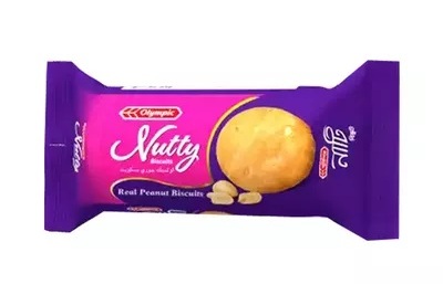 Olympic Nutty Real Peanut Biscuit-50g
