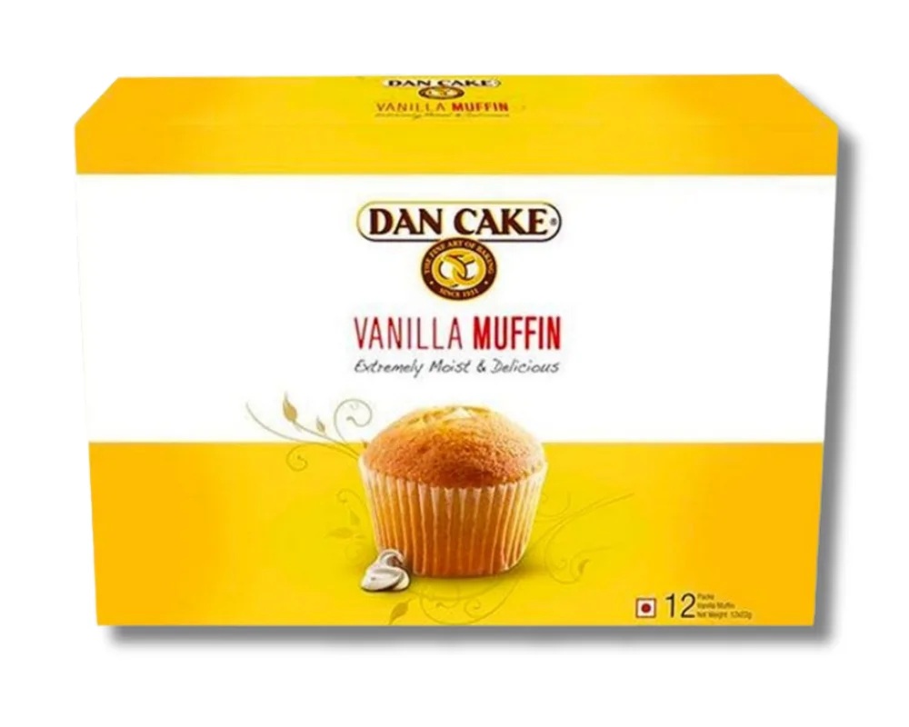 Dan Cake Vanilla Muffin 12pack-360g
