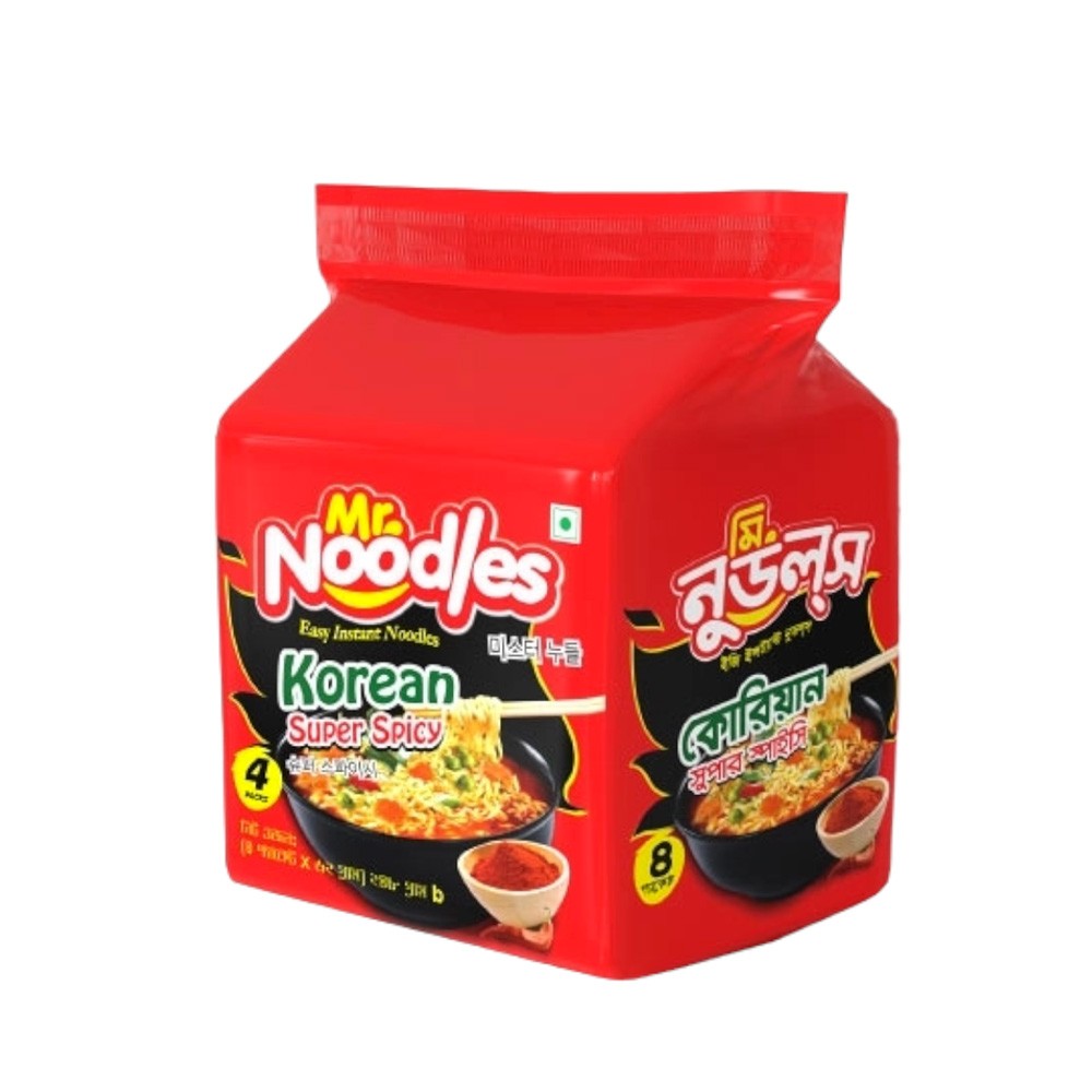 Mr. Noodles Korean Super Spicy-4pack